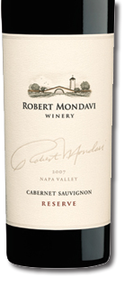 Mondavi Cabernet Sauvignon Reserve 2007