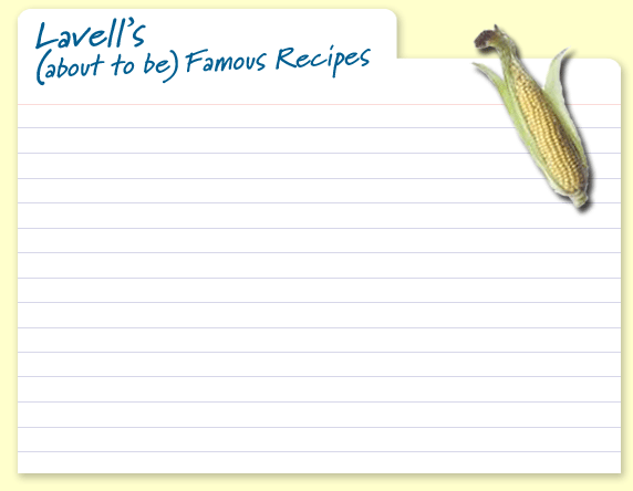 Cut the Mustard Recipe Card