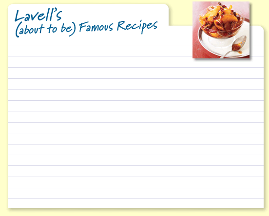 Cut the Mustard Recipe Card